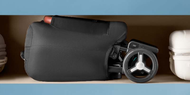 Silver Cross Jet 5 Stroller compacted