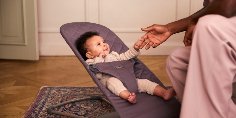 Baby Bjorn Bouncer Bliss With Baby Sitting Inside