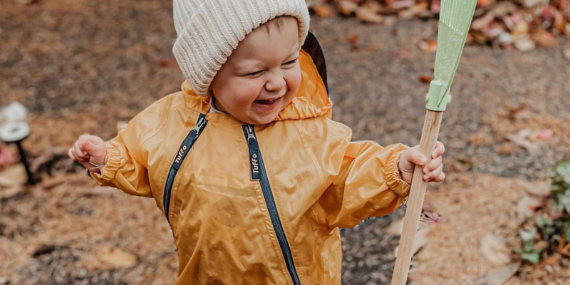 Tuffo Muddy Buddy rain suit in Yellow