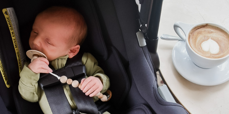 Newborn in Nuna PIPA Infant car seat
