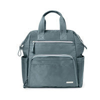 Backpack Diaper Bag in grey