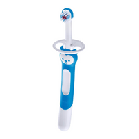 MAM training toothbrush with safety shield - blue
