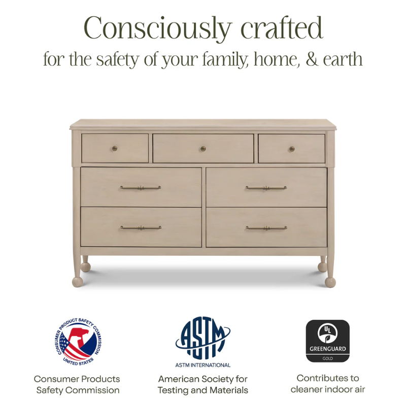 Alouette 7-Drawer Assembled Dresser