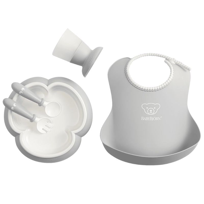 BabyBjorn Baby Dinner Set Grey