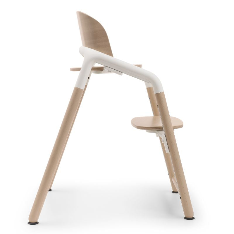 Giraffe Complete High Chair Set Neutral Wood/White
