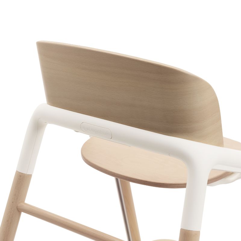Giraffe Complete High Chair Set Neutral Wood/White