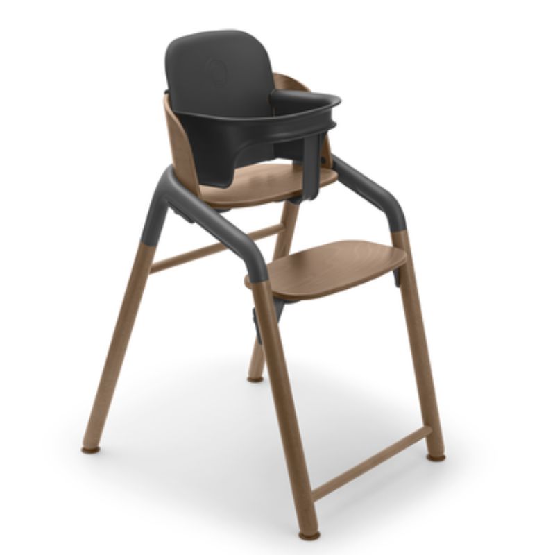 Giraffe Complete High Chair Set Warm Wood/Grey