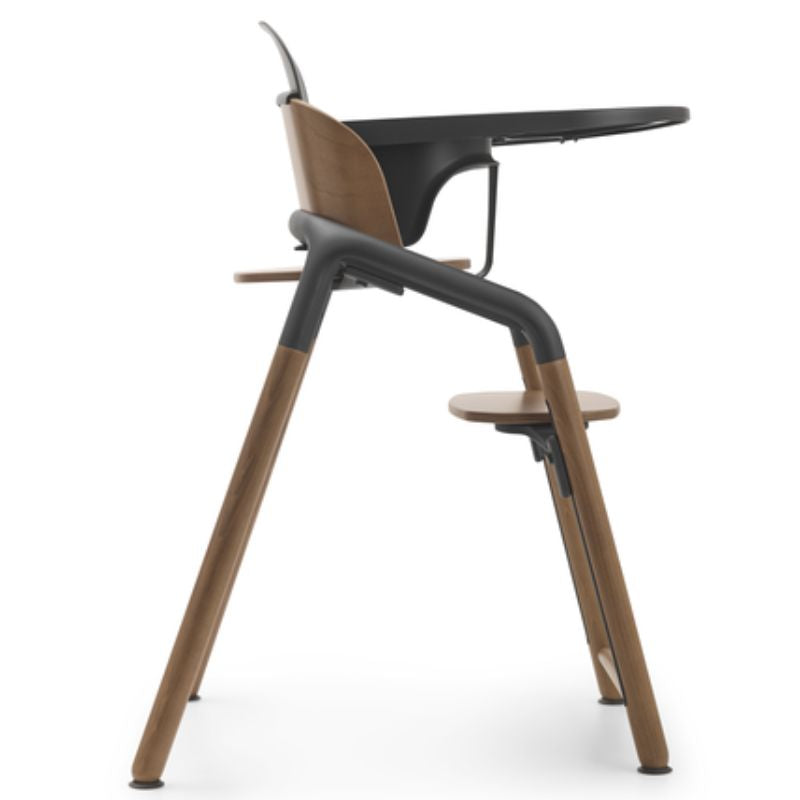 Giraffe Complete High Chair Set Warm Wood/Grey