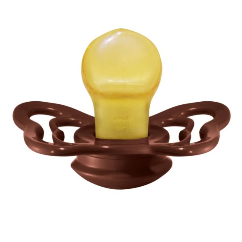 Couture Latex Pacifiers - 2 Pack Rust