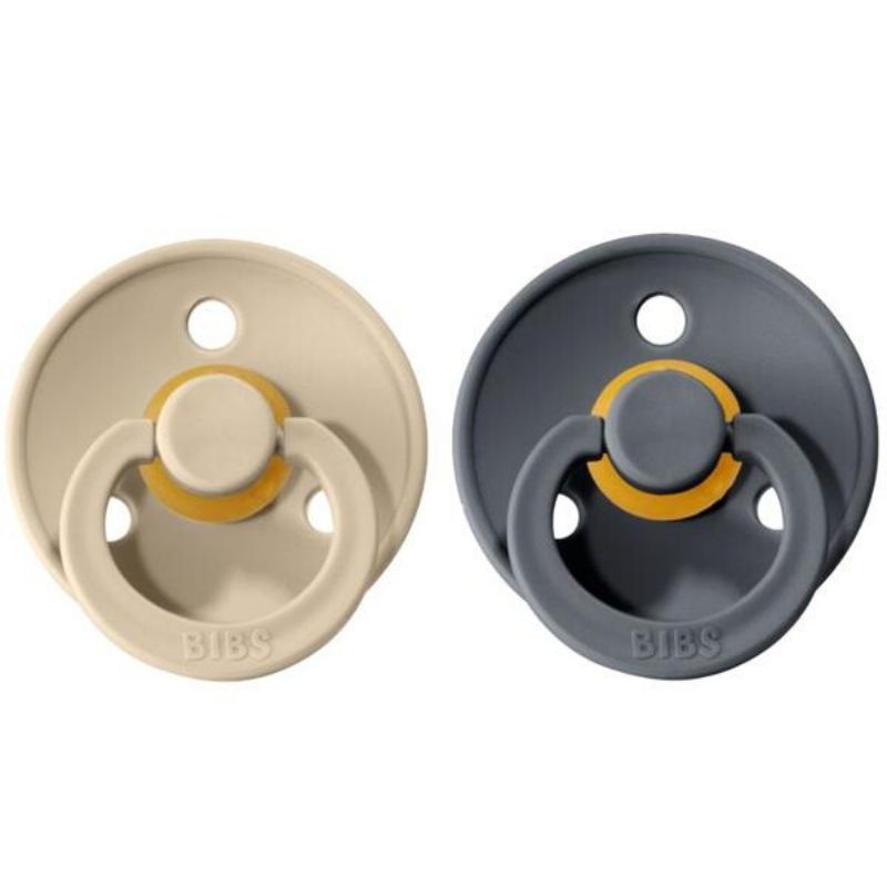 Natural Rubber Pacifier Combo - 2 Pack Sand & Iron