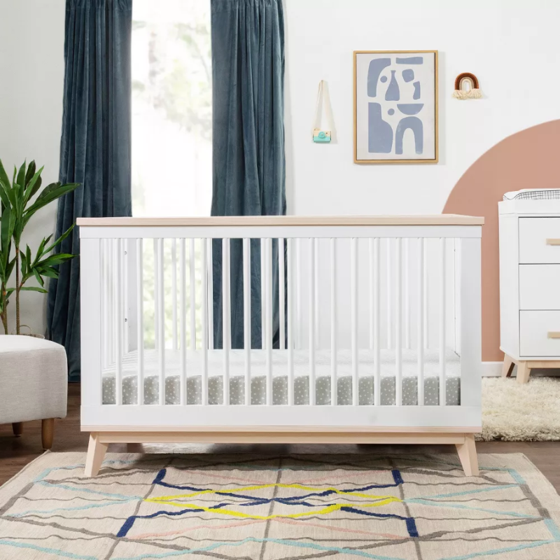 Scoot 3-in-1 Convertible Crib by Babyletto at $599! Shop now at Nestled by Snuggle Bugz for Cribs.