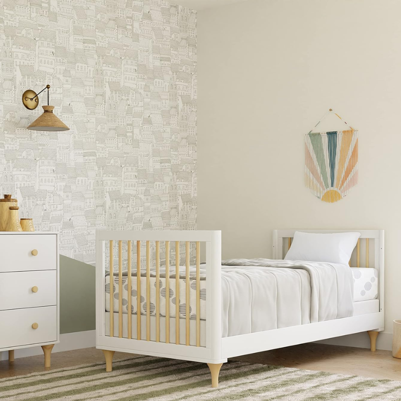 Lolly 4-in-1 Mini Crib by Babyletto at $459! Shop now at Nestled by Snuggle Bugz for Cribs.
