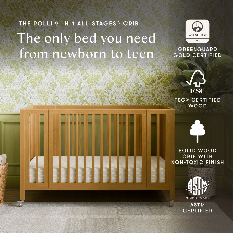Rolli 9-in-1 Convertible All-Stages Crib