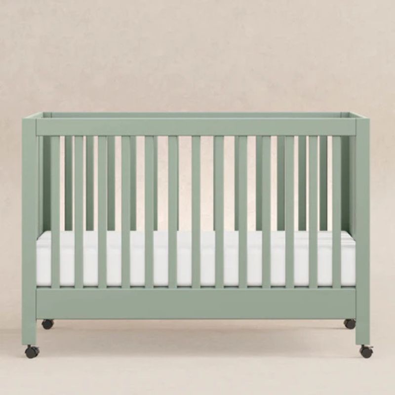 Maki Portable Folding Crib with Toddler Bed Conversion Kit