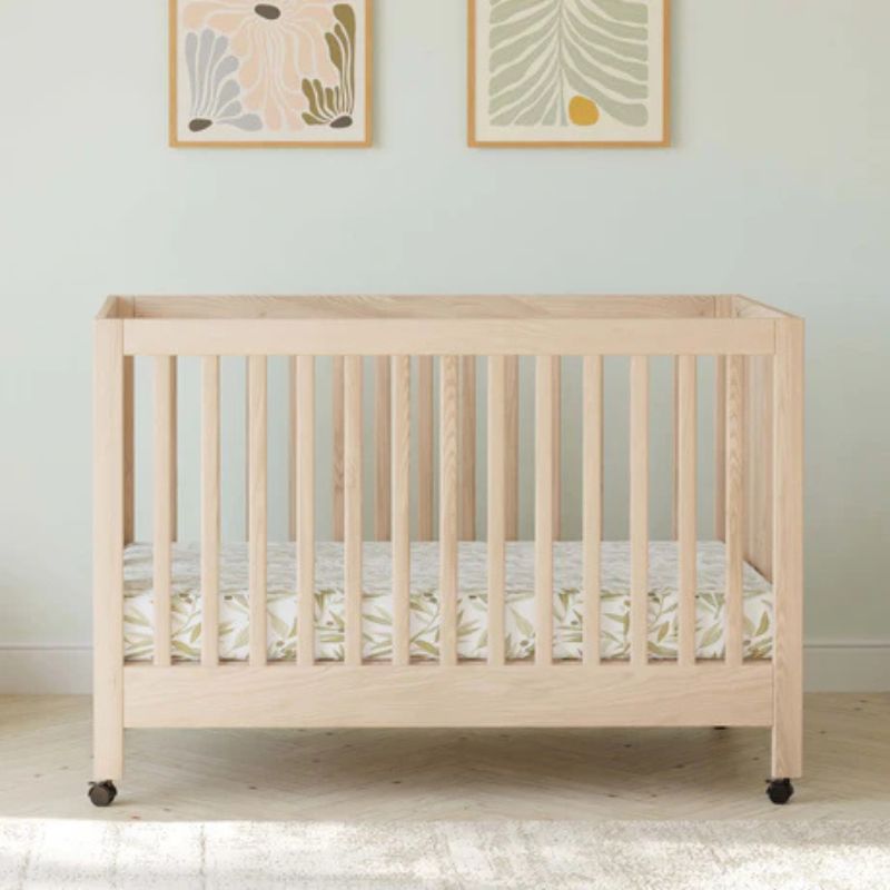 Maki Portable Folding Crib with Toddler Bed Conversion Kit