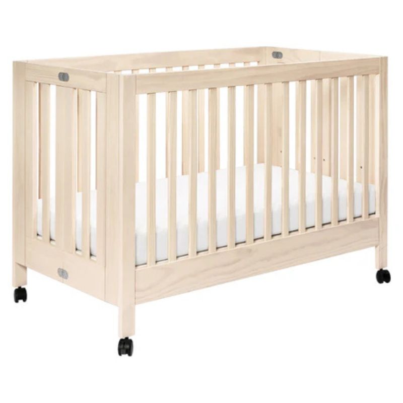 Maki Portable Folding Crib with Toddler Bed Conversion Kit