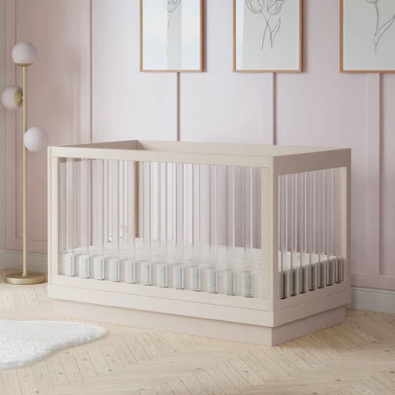 Harlow 3-in-1 Convertible Crib with Toddler Bed Conversion Kit