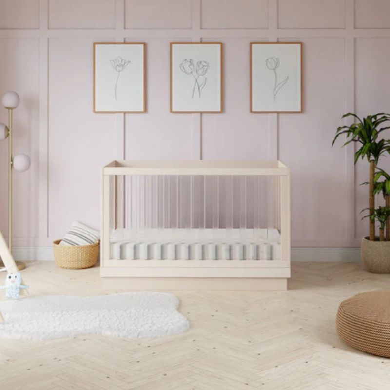 Harlow 3-in-1 Convertible Crib with Toddler Bed Conversion Kit