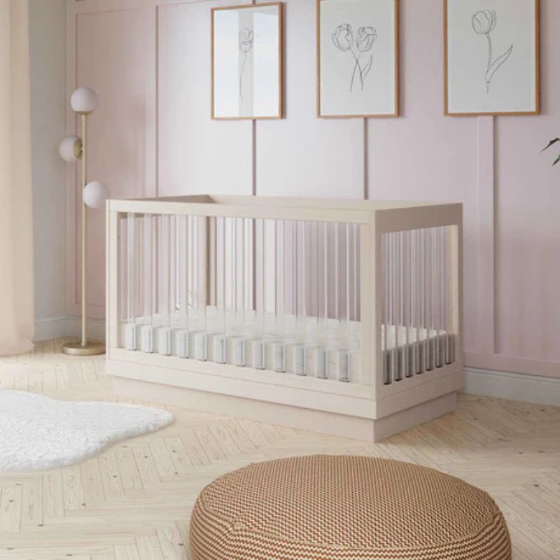 Harlow 3-in-1 Convertible Crib with Toddler Bed Conversion Kit