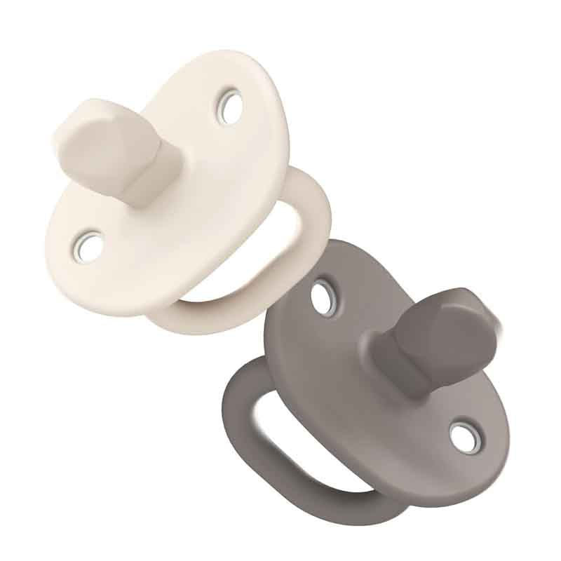 Jewl Orthodontic Silicone Pacifier - 2 Pack Neutral