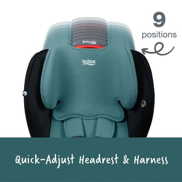 Grow With You ClickTight Harness-2-Booster Seat Green Contour Safewash