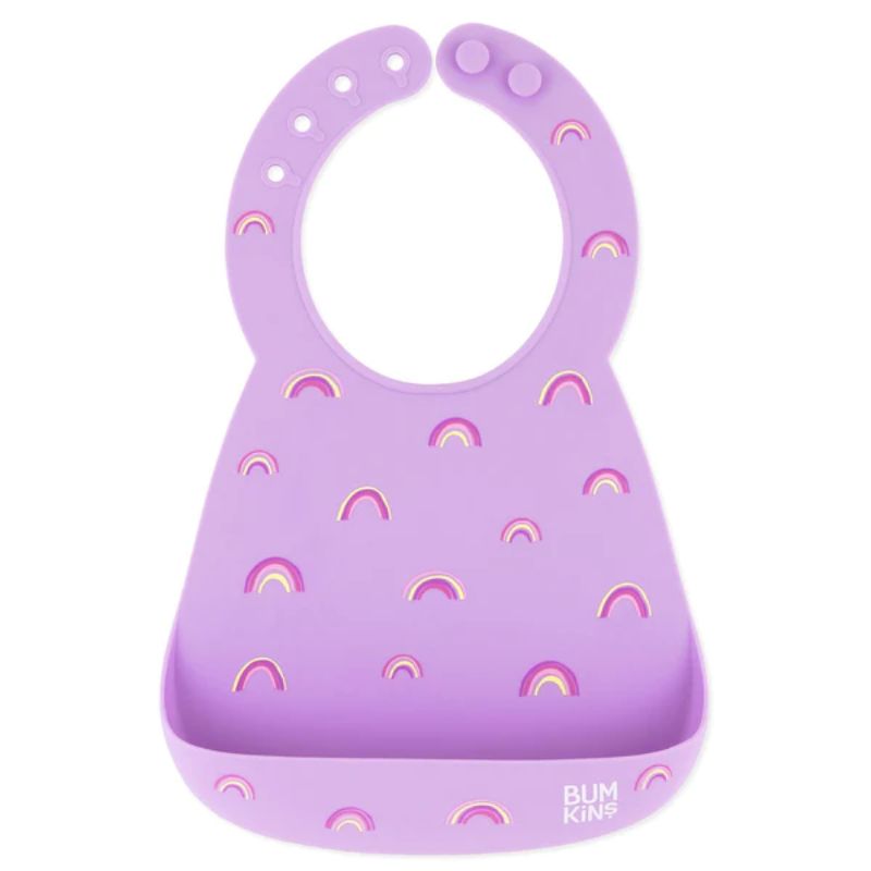 Silicone Baby Bibs Rainbows