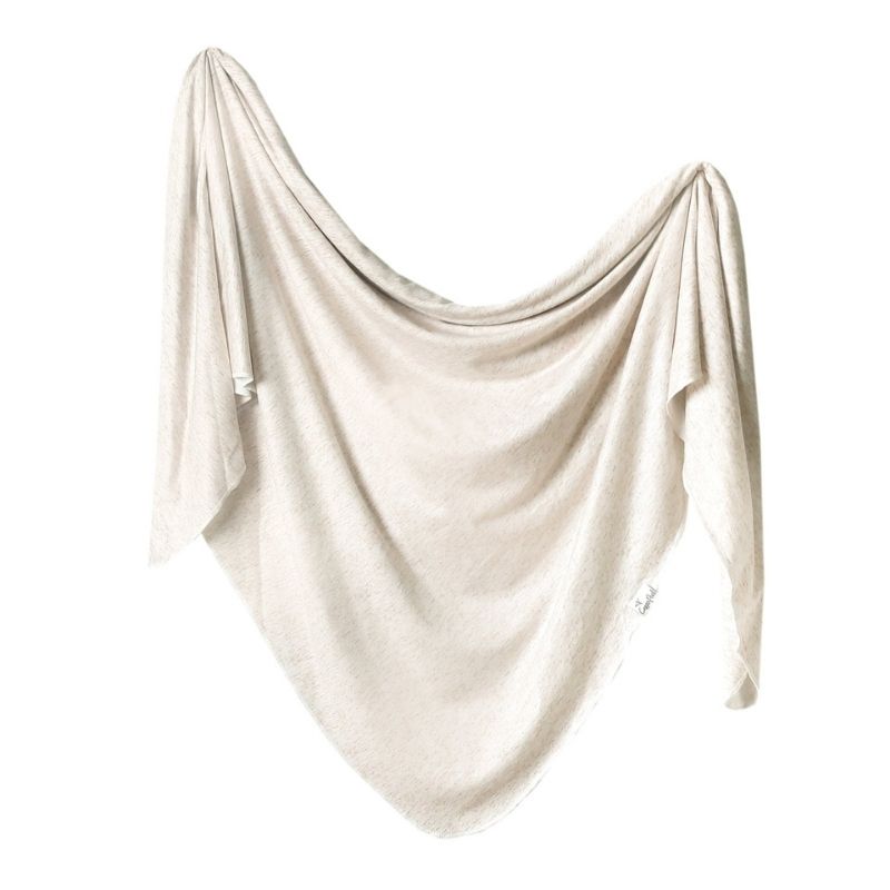 Knit Swaddle Blanket Oat