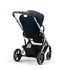 Balios S Lux 2 Stroller Ocean Blue Seat/Silver Frame
