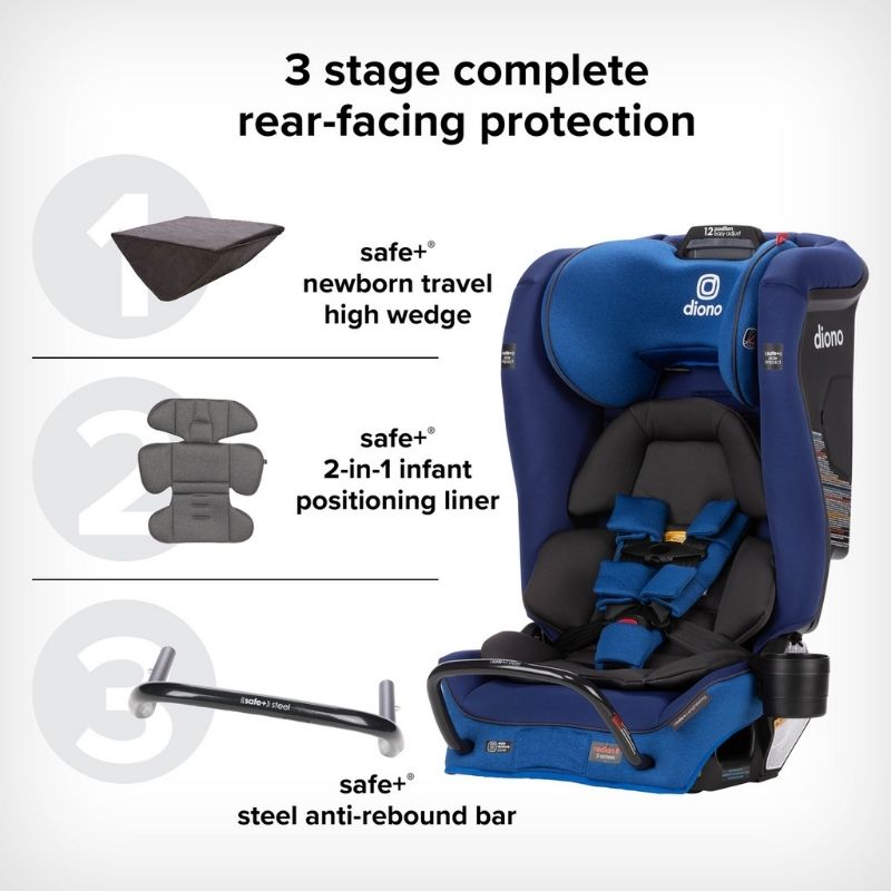 Radian 3 RXT Safe+ All-In-One Convertible Seat Blue Sky