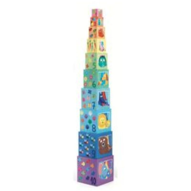 TIRAMISUBEST Multi-Color Indoor Stacking Play Structure Foam Block