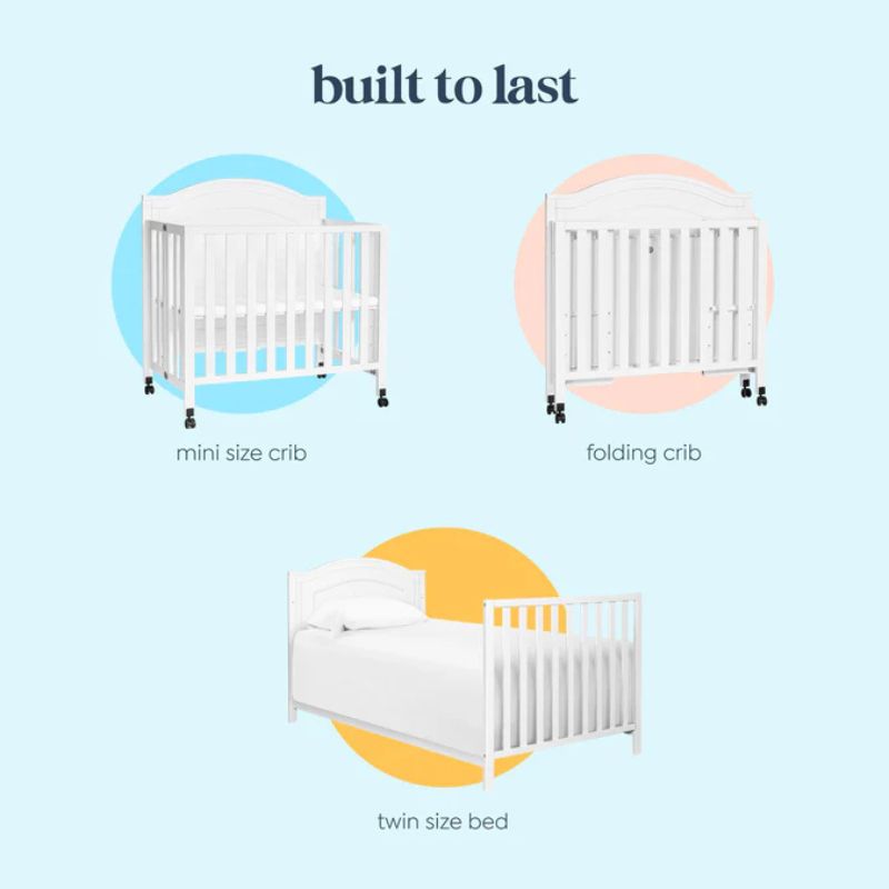 Charlie Folding Portable 3-in-1 Mini Crib