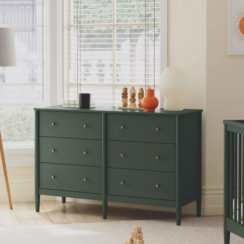 Frem 6-Drawer Dresser by DaVinci at $599! Shop now at Nestled by Snuggle Bugz for Dressers.