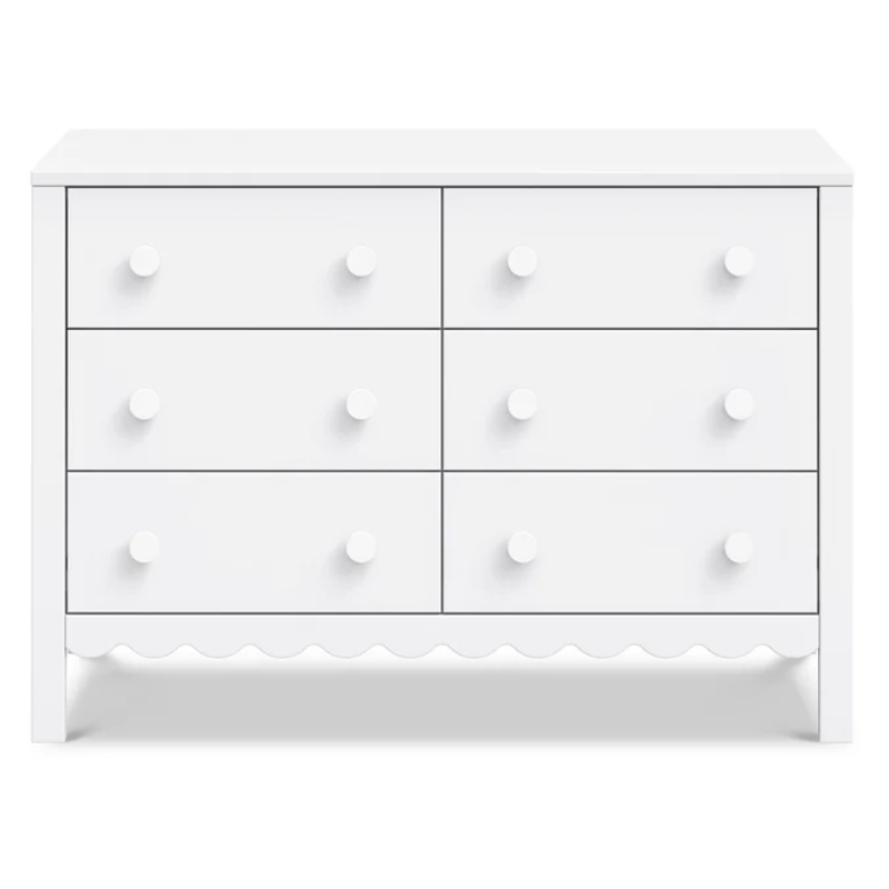 Sammy Scallop 6-Drawer Dresser | Snuggle Bugz | Canada's Baby Store