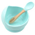 Silicone Bowl + Spoon Set seafoam