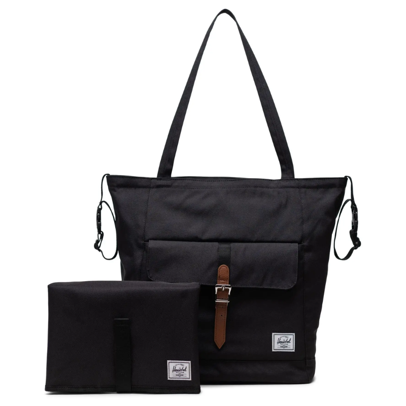 Retreat Tote Diaper Bag - Black | Snuggle Bugz | Canada's Baby Store