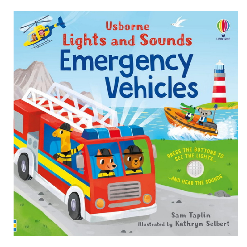 Lights and Sounds Emergency Vehicles Book