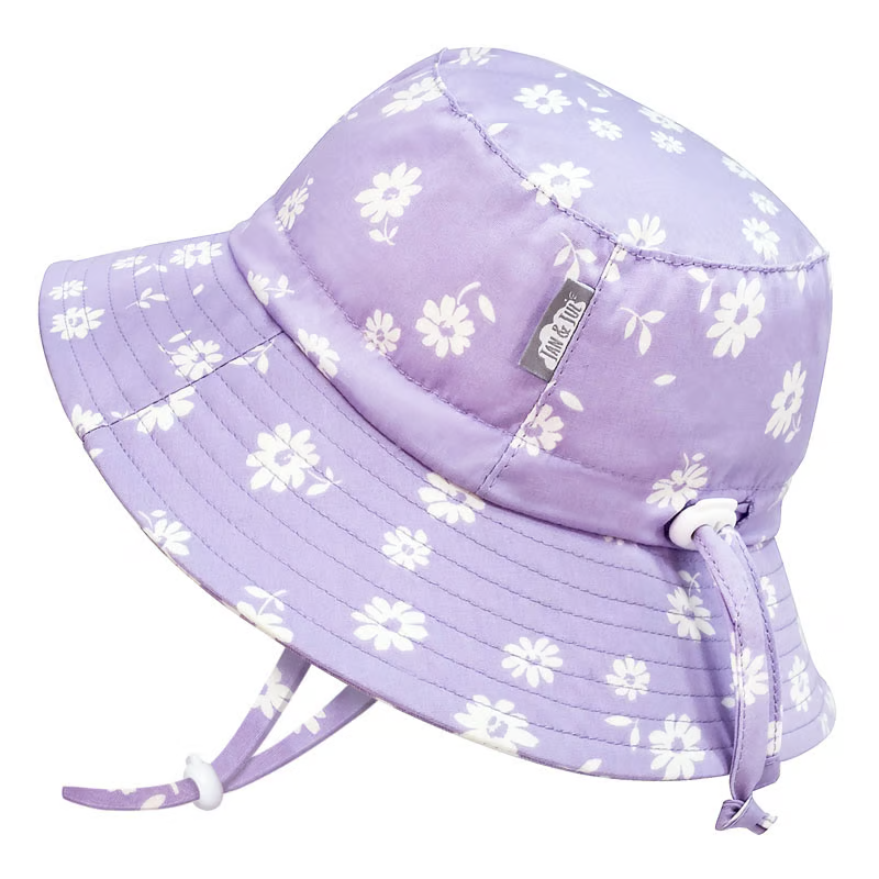 Jan & Jul Cotton Bucket Hat S / Purple Daisy