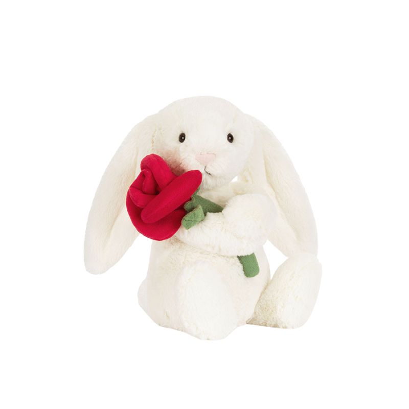 ぬいぐるみ  Bashful Rose Bunny Medium Jellycat Bashful Blush Bunny Huge – Princess and the Pea Boutique ぬいぐるみ