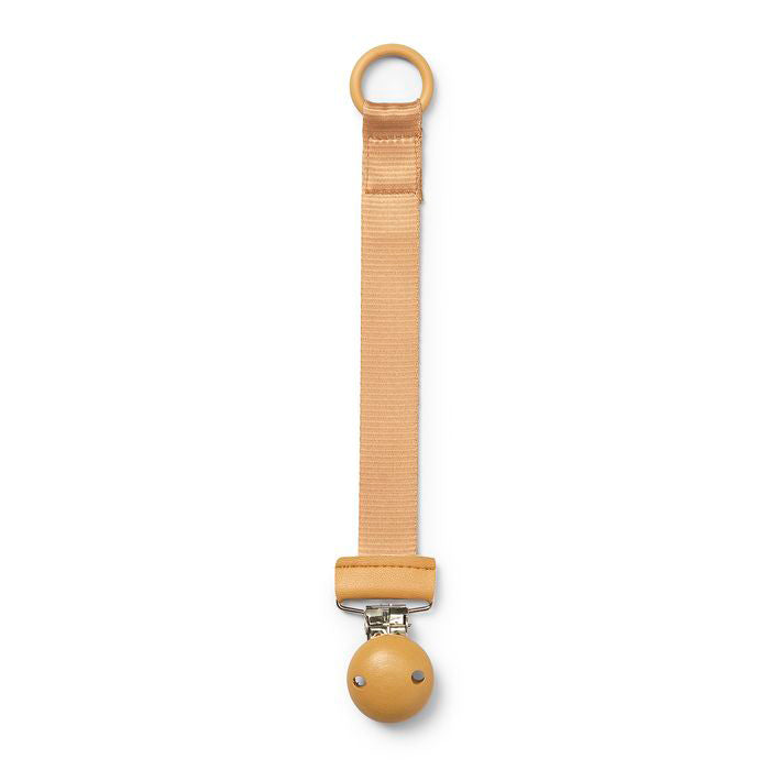 Wood Pacifier Clips gold