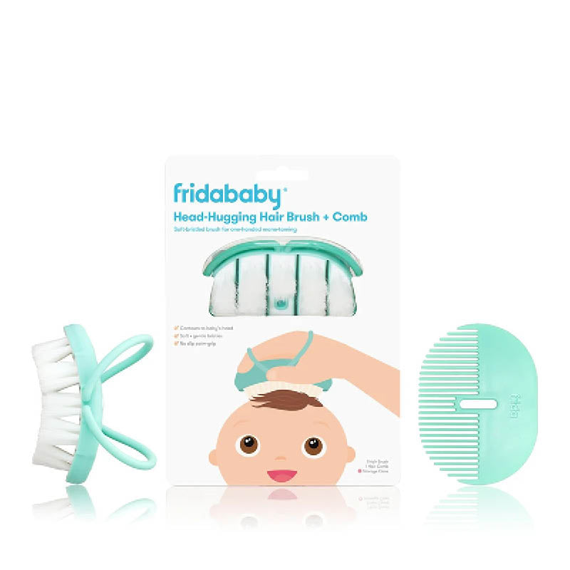 Baby Head-Hugging Hairbrush + Styling Comb Set