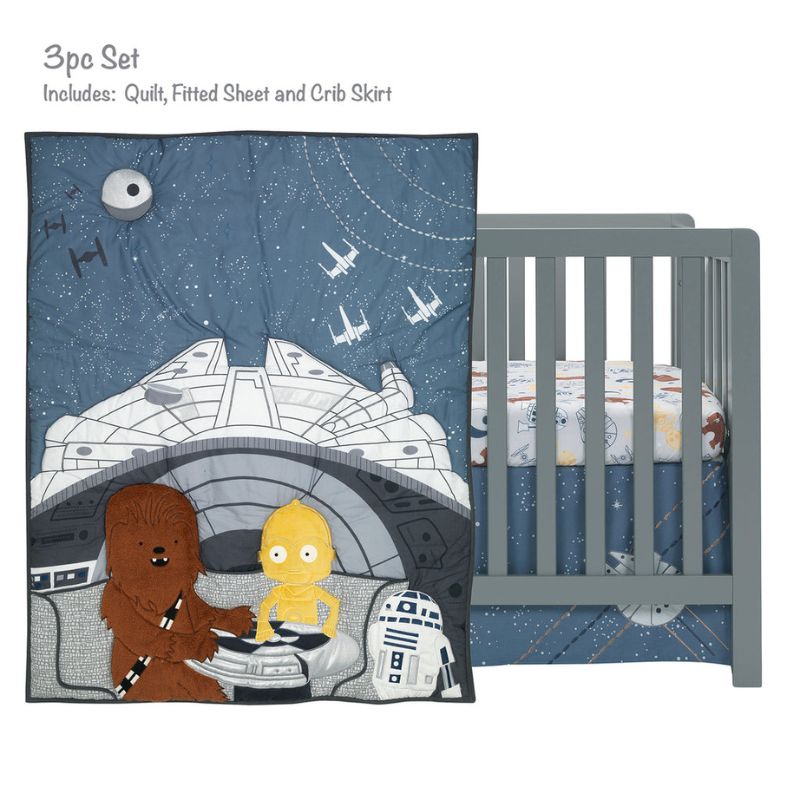 Nursery 3-Piece Crib Bedding Set