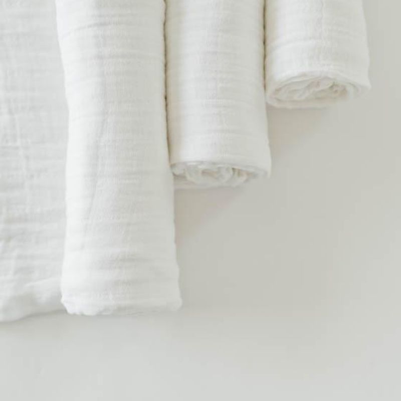 Muslin Swaddle - 3 Pack White