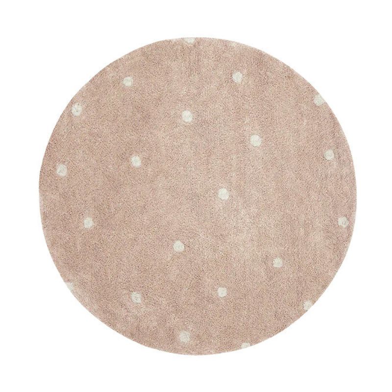 Washable Round Dot Rug