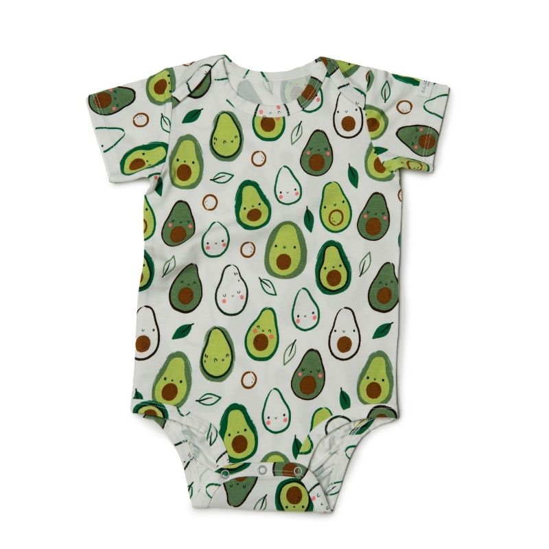 Short Sleeve Bodysuit Avocado