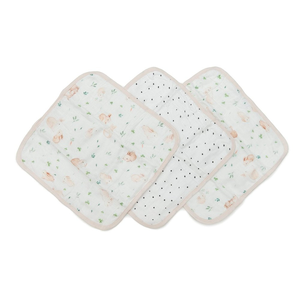 Muslin Washcloth Set - 3 Pack