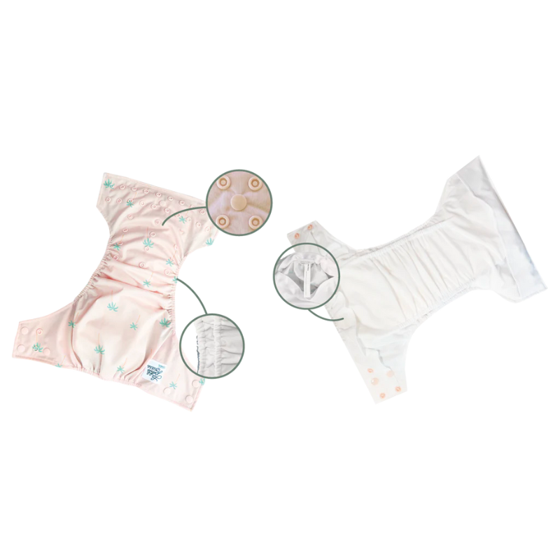Wide Elastic Pocket Diaper