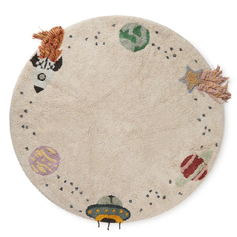 Washable Cotton Rug - Interstellar Journey