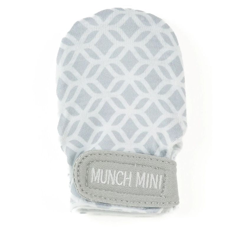 Mini Munch Mitt Grey Geo