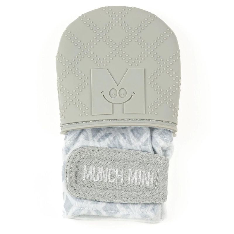 Mini Munch Mitt Grey Geo