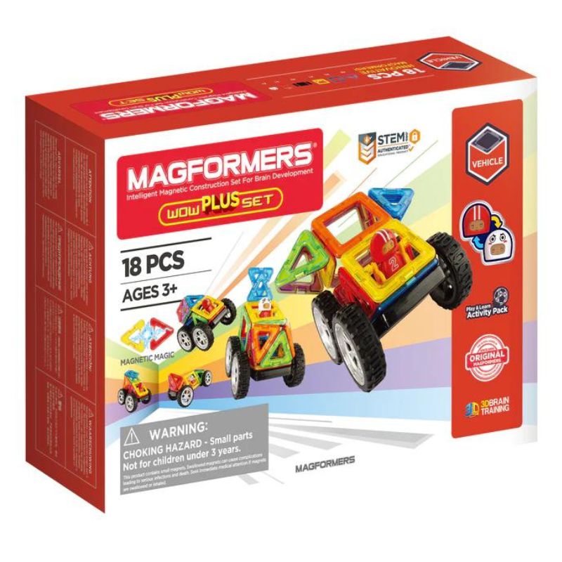 MAGFORMERS Wow Plus Set